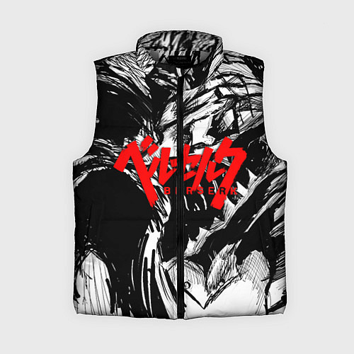 Женский жилет БЕРСЕРК РИСУНОК BERSERK / 3D-Светло-серый – фото 1