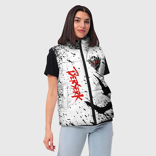 Женский жилет Берсерк: Гранж / 3D-Черный – фото 3