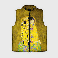 Женский жилет Влюблённые поцелуй художник Климт