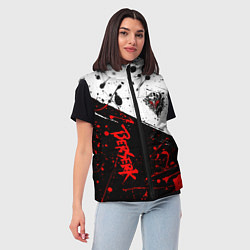 Женский жилет Berserk: Черная маска, цвет: 3D-красный — фото 2