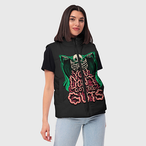 Женский жилет Кишка Тонка / 3D-Черный – фото 3