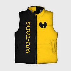 Женский жилет WU-TANG CLAN ЧЁРНО ЖЁЛТЫЙ, цвет: 3D-светло-серый