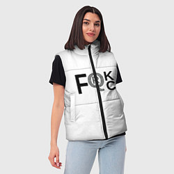 Женский жилет FQRck - Локдаун, цвет: 3D-черный — фото 2