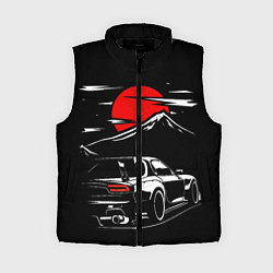 Женский жилет MAZDA RX 7 Мазда при свете красной луны