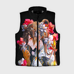 Женский жилет Чжун Ли в цветах Genshin impact
