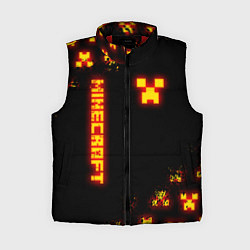 Женский жилет MINECRAFT ОГНЕННЫЙ КРИПЕР