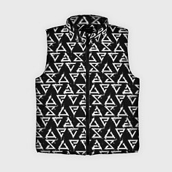 Женский жилет ЗНАКИ ВЕДЬМАКА БРЫЗГИ СИМВОЛЫ ГЕРАЛЬТА