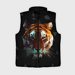 Женский жилет Тигр стиль Low poly