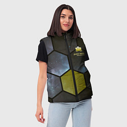 Женский жилет JWST space cell theme, цвет: 3D-черный — фото 2