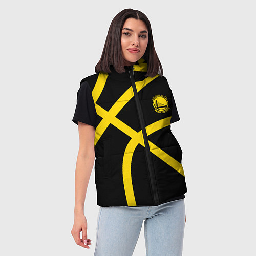 Женский жилет Голден Стэйт Уорриорз, Golden State Warriors / 3D-Красный – фото 3