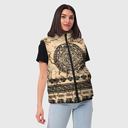 Женский жилет AztecsАцтеки, цвет: 3D-красный — фото 2
