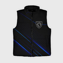 Женский жилет Peugeot Пежо, цвет: 3D-черный