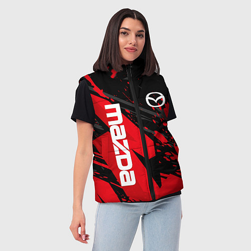 Женский жилет MAZDA, МАЗДА / 3D-Красный – фото 3