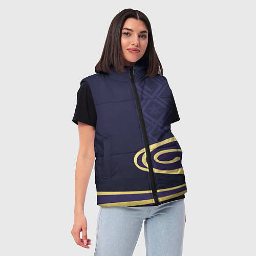 Женский жилет КОСТЮМ КАМИСАТО АЯКИ / 3D-Черный – фото 3