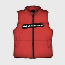 Женский жилет VIVA LA RESISTENCIA, цвет: 3D-красный