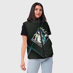 Женский жилет Venti Венти, Genshin Impact, цвет: 3D-светло-серый — фото 2