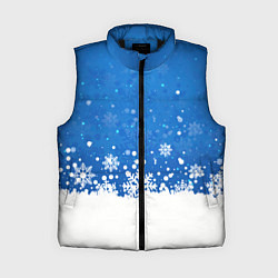 Женский жилет Снежинки - С Новым Годом