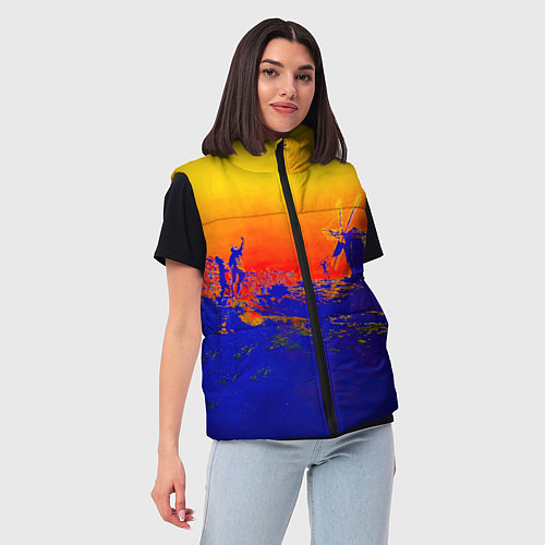 Женский жилет Music from the Film More - Pink Floyd / 3D-Черный – фото 3