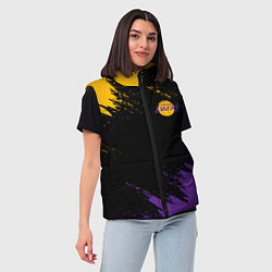 Женский жилет LAKERS БРЫЗГИ КРАСОК, цвет: 3D-красный — фото 2