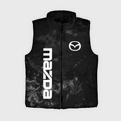 Женский жилет MAZDA, МАЗДА ЧЕРНО СЕРЫЙ ФОН, цвет: 3D-черный