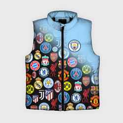 Женский жилет МАНЧЕСТЕР СИТИ MANCHESTER CITY, цвет: 3D-черный