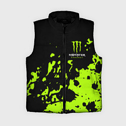 Женский жилет Monster Energy green, цвет: 3D-черный
