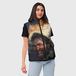 Женский жилет Disco Elysium Harrier Du Bois, цвет: 3D-черный — фото 2