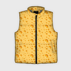 Женский жилет Сыр Cheese, цвет: 3D-светло-серый