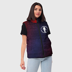 Женский жилет ВЕДЬМАК 3 Глитч, цвет: 3D-красный — фото 2
