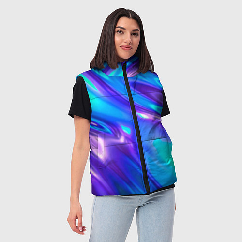 Женский жилет Neon Holographic / 3D-Черный – фото 3