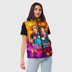 Женский жилет Сваты, Свати сериал, цвет: 3D-светло-серый — фото 2