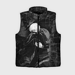 Женский жилет Токийский Гуль Канеки Кен ЧБ