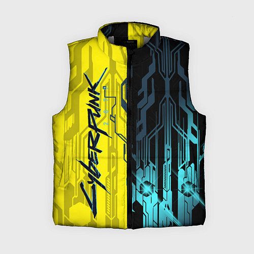 Женский жилет CYBERPUNK 2077 Логотип / 3D-Светло-серый – фото 1