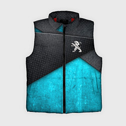 Женский жилет Peugeot: Металл в цвет, цвет: 3D-красный