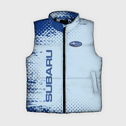 Женский жилет Subaru - Субару, цвет: 3D-черный
