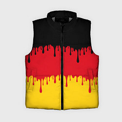 Женский жилет Флаг Германии потёки