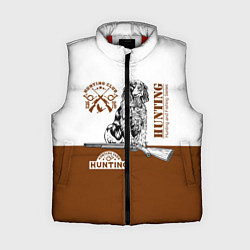 Женский жилет Охотничья Собака, цвет: 3D-красный
