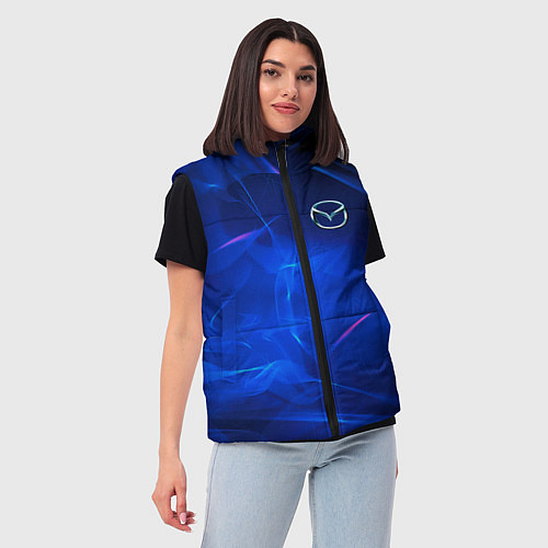 Женский жилет Мазда mazda / 3D-Черный – фото 3