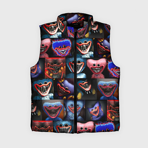 Женский жилет POPPY PLAYTIME - РАЗНЫЙ ХАГГИ ВАГГИ / 3D-Светло-серый – фото 1