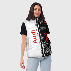 Женский жилет АУДИ Autosport Паттерн, цвет: 3D-красный — фото 2