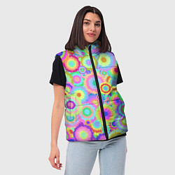Женский жилет Disco-Tie-Dye, цвет: 3D-светло-серый — фото 2