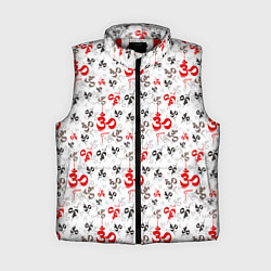 Женский жилет Мантра ОМ АУМ