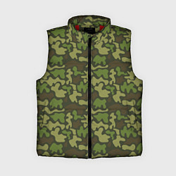Женский жилет Камуфляж в крапинку, цвет: 3D-красный