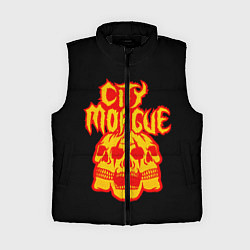 Женский жилет ZillaKami x SosMula City Morgue Черепа, цвет: 3D-черный