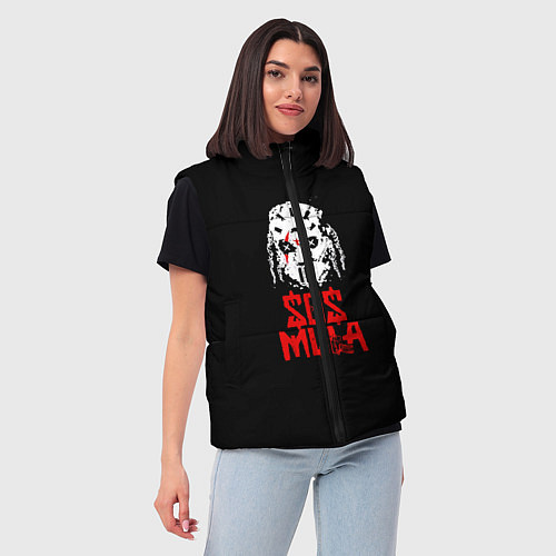 Женский жилет ZillaKami x SosMula City Morgue Джейсон / 3D-Красный – фото 3