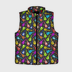 Женский жилет Разноцветные Гитары