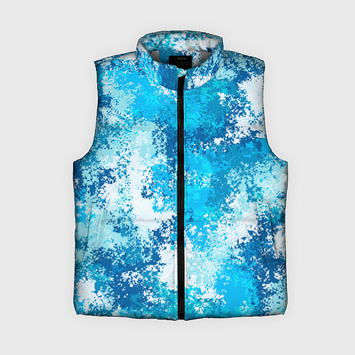 Женский жилет Спортивный камуфляж Пикси - Лагуна / 3D-Светло-серый – фото 1