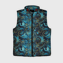 Женский жилет Blue Abstract Узоры