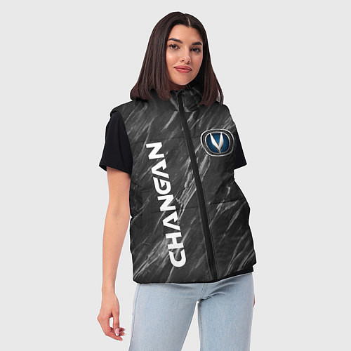 Женский жилет ЧАНГАН МРАМОР CHANGAN / 3D-Красный – фото 3