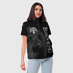 Женский жилет СВЯТОЕ ДРЕВО МИКЕЛЛЫ ЕЛДЕН РИНГ, цвет: 3D-черный — фото 2